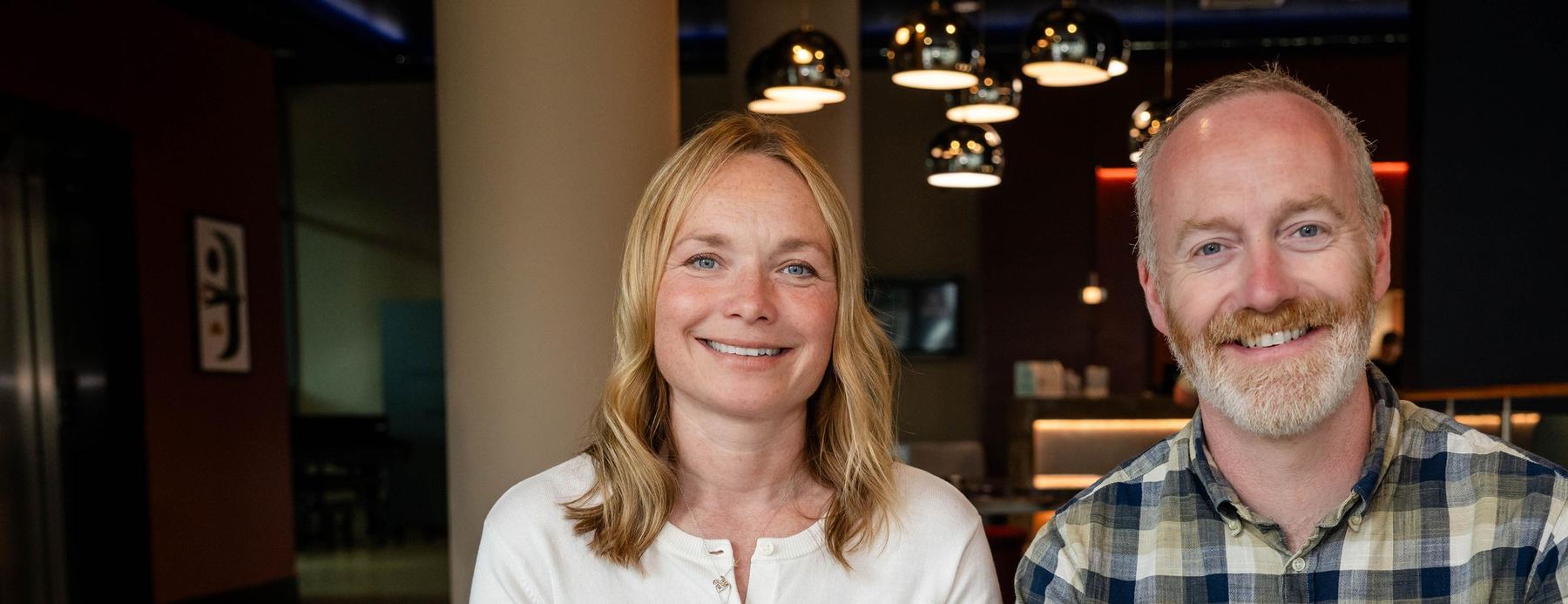 Melissa George and Kit Barker, co-founders of Relatable Security